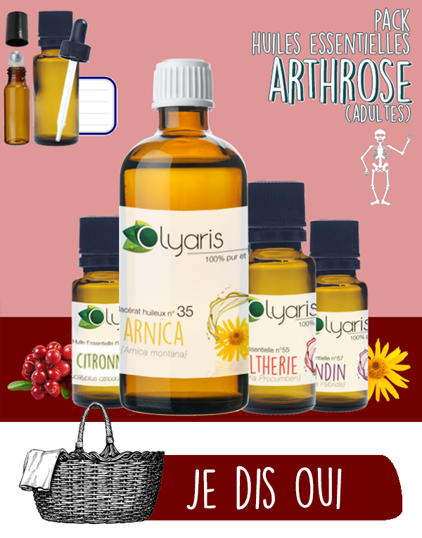 Arthrose et Huiles Essentielles par Olyaris